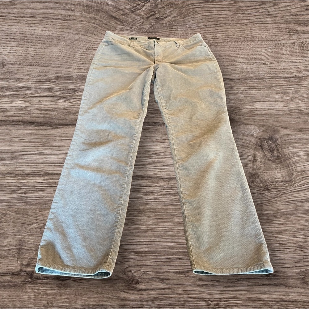 Talbots Flawless Five Pocket Straight Corduroy Pants Size 14
